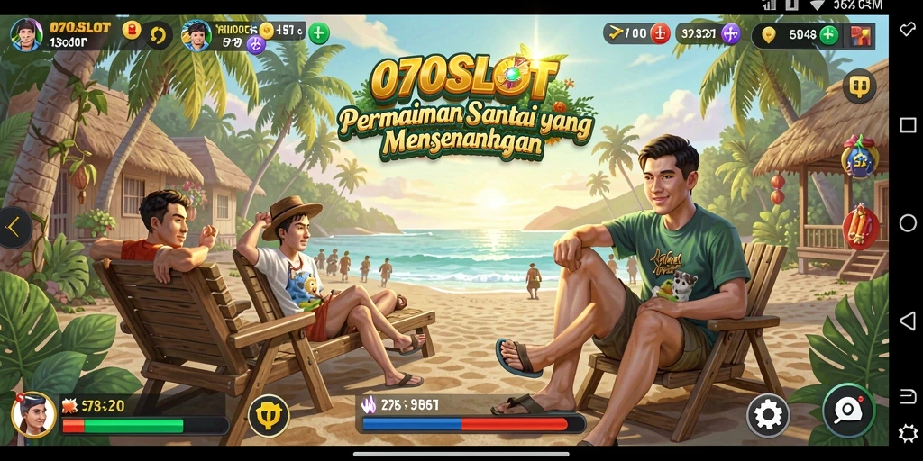 Tampilan gameplay 070SLOT yang menyenangkan dan berwarna.