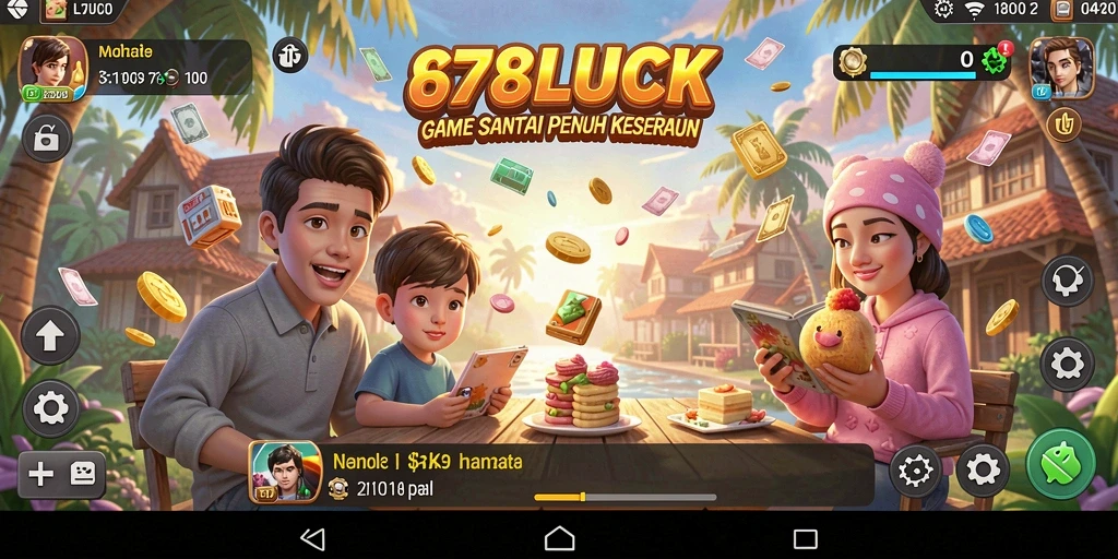 Tampilan gameplay menyenangkan dalam 678LUCK yang menghibur.
