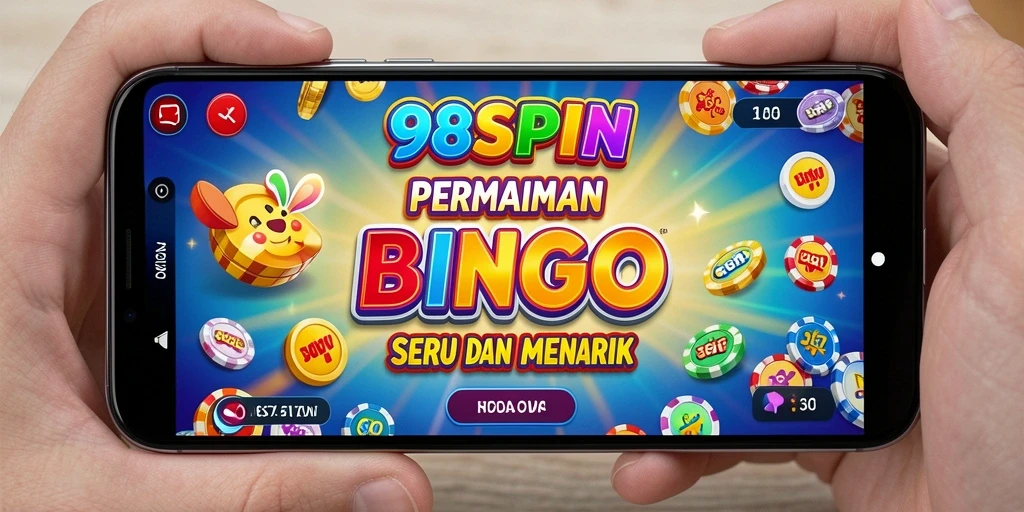 Tampilan menarik dari gameplay Bingo di 98SPIN.