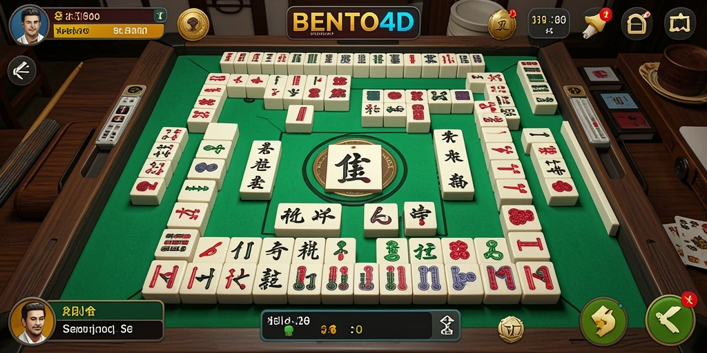 Screenshot dari gameplay Mahjong yang menarik dan seru.