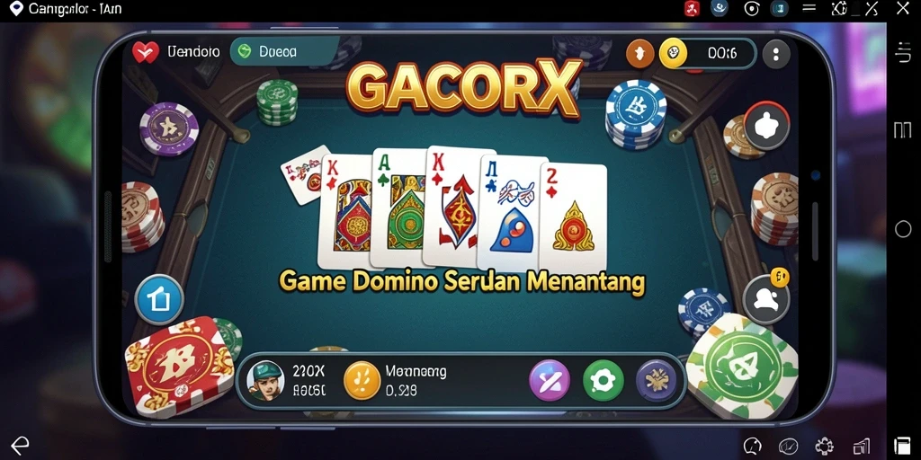 Tampilan gameplay GACORX yang seru dan interaktif.