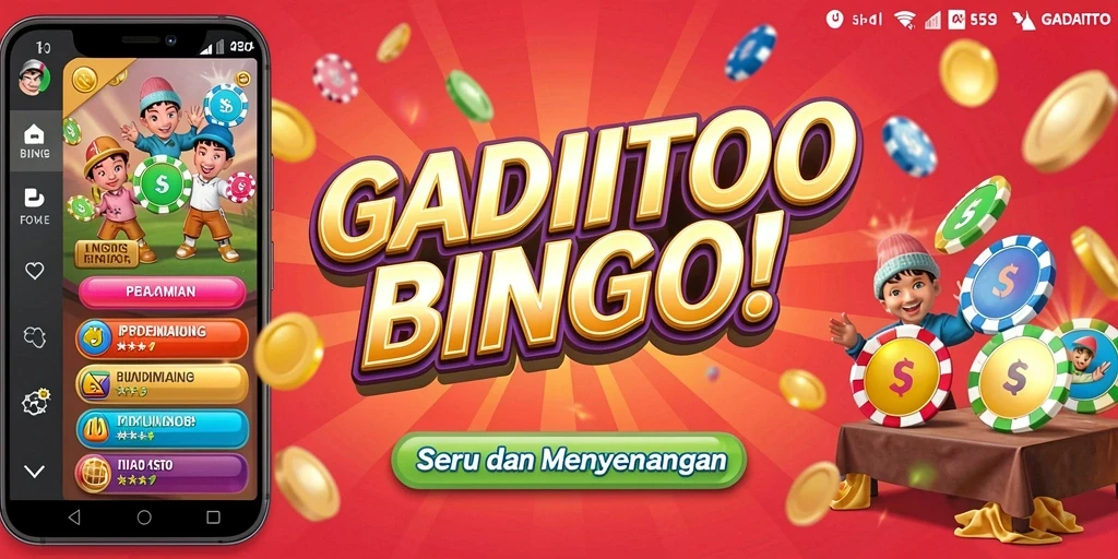 Tampilan gameplay seru dari GADAITOTO dalam permainan Bingo.