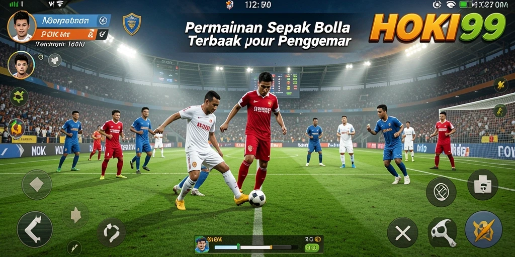 Gameplay seru HOKI99 dengan aksi sepak bola menarik.