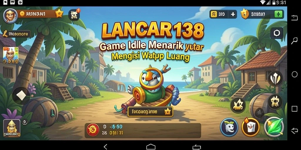 Tampilan gameplay menarik dari LANCAR138 dengan elemen Idle.
