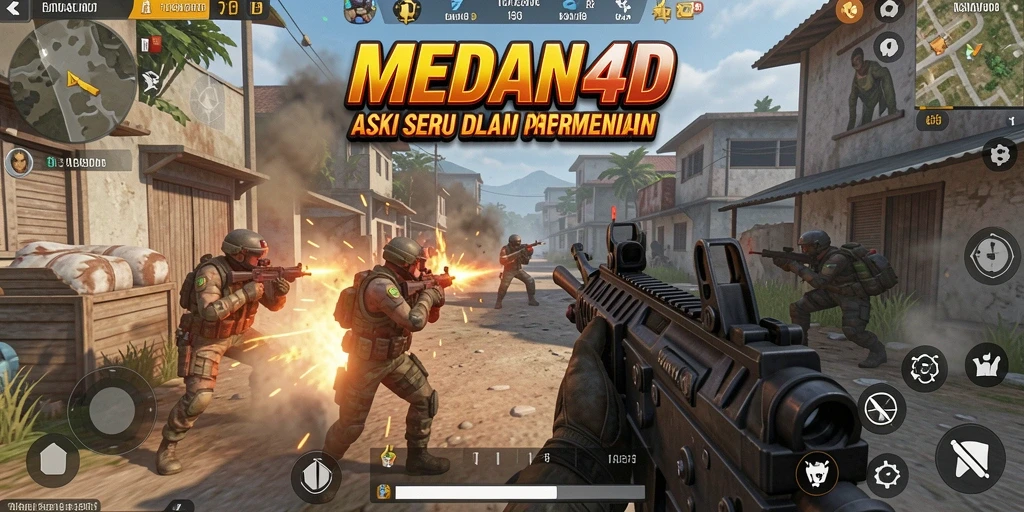 Gameplay MEDAN4D yang menegangkan dalam aksi TPS.