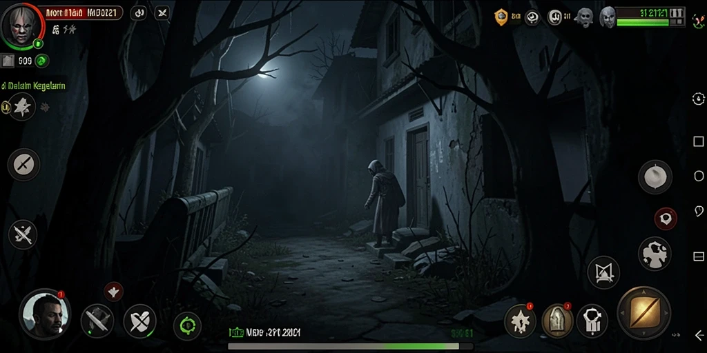 Screenshot MPO2121 menunjukkan momen seram dalam gameplay.