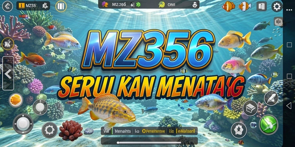 Gameplay seru Tembak Ikan di MZ356 dengan grafis menarik.
