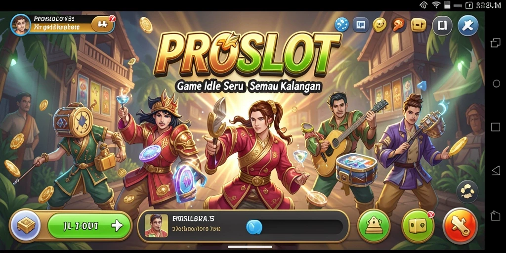 Skrinsut dari gameplay PROSLOT yang menarik dan menyenangkan.