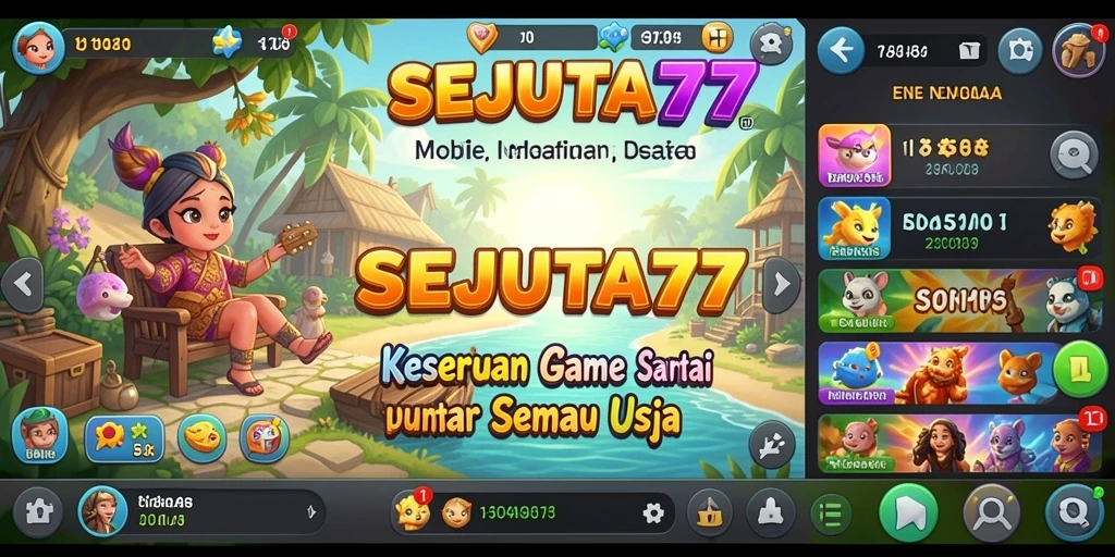 Tampilan gameplay SEJUTA77 yang seru dan mengasyikkan.
