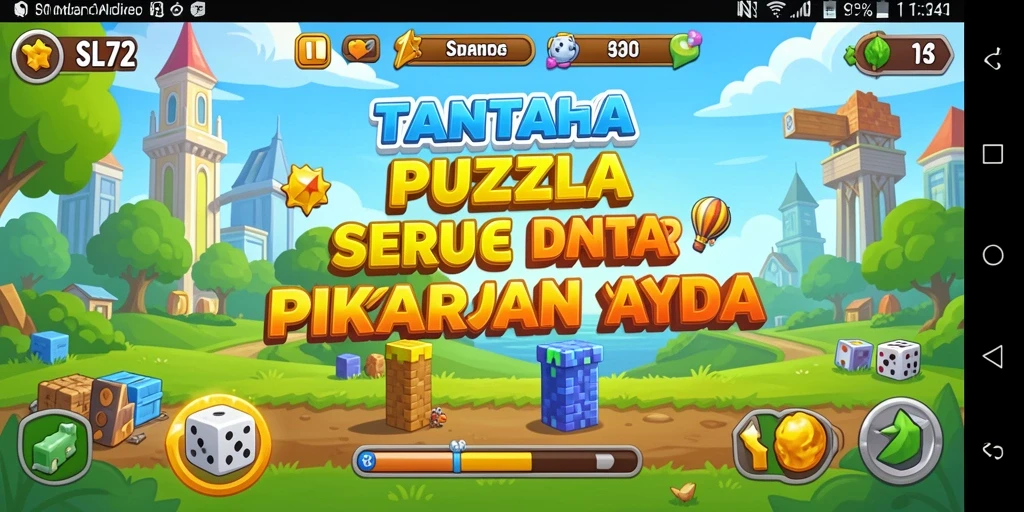 Screenshot gameplay SL72 menampilkan tantangan puzzle yang seru.