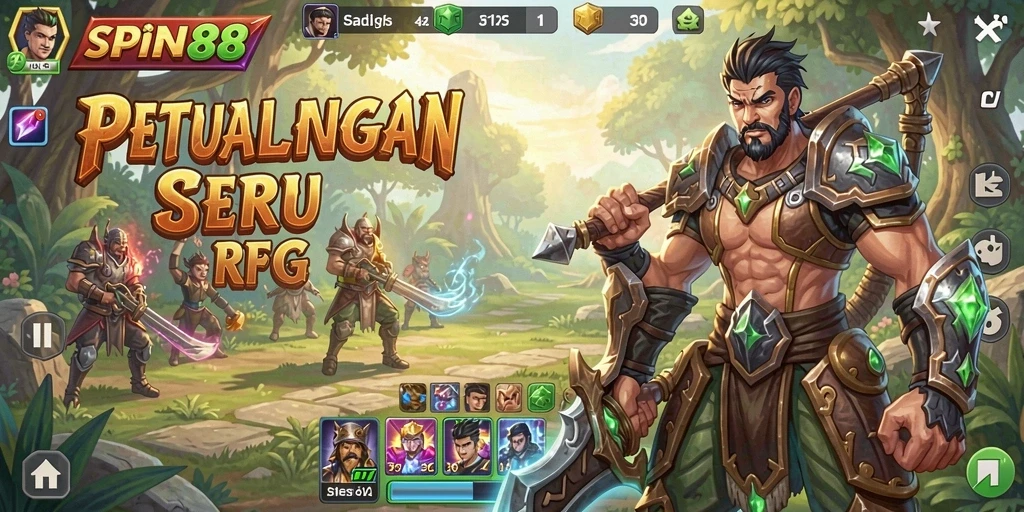 Gameplay menegangkan dalam dunia fantasi RPG yang menakjubkan.