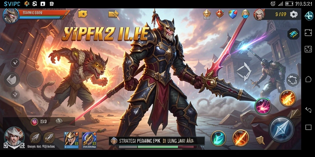 Tangkapan layar gameplay SVIP2 yang menampilkan strategi pertempuran yang mendebarkan.